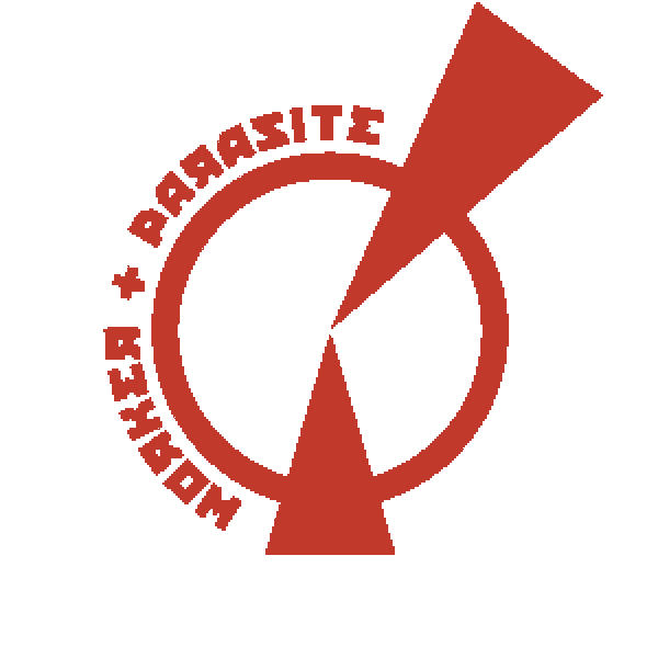 Worker and parasite website header logo